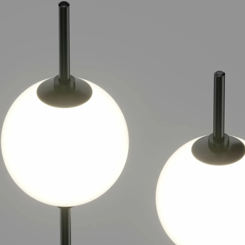 Lampadaire en métal noir 150 cm Sixth sense - Maytoni