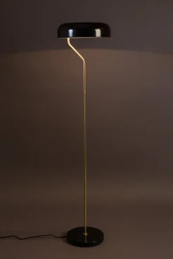 Lampadaire en métal noir Eclipse - Dutchbone