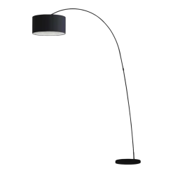 Lampadaire en métal noir Papua - Faro Barcelona
