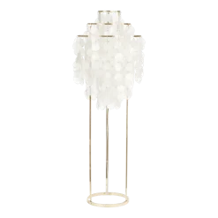 Lampadaire en métal plaqué laiton Fun 1 STM - Verpan