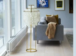 Lampadaire en métal plaqué laiton Fun 1 STM - Verpan