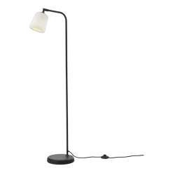 Lampadaire en verre opale blanc 125 cm Material - New Works