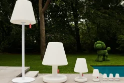 Lampadaire extérieur gris clair 58x182cm Edison The Giant - Fatboy