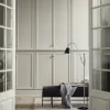 Lampadaire noir base dorée en laiton 21 cm BL3 - Gubi