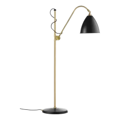 Lampadaire noir base dorée en laiton 21 cm BL3 - Gubi
