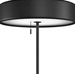 Lampadaire noir mat 140cm Grain L - Herstal