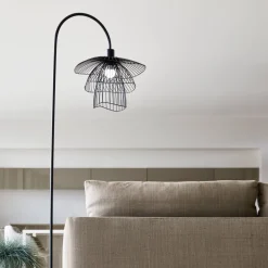 Lampadaire noir Papillon - Forestier