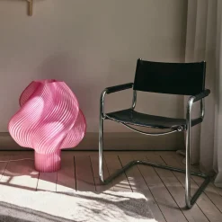 Lampadaire rose sorbet 63cm Soft serve mega - Crème Atelier