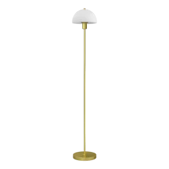 Lampadaire structure en laiton et verre opale 125cm Vienda - Herstal