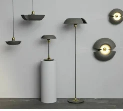 Lampadaire taupe Cycnus - AYTM