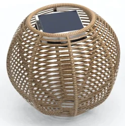 Lampe boule 40 cm La Lampe Paillote Sphère - Maiori