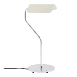 Lampe de bureau base incurvée blanc oyster Apex - HAY