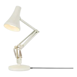 Lampe de bureau en acier blanc jasmin Mini 90 - Anglepoise