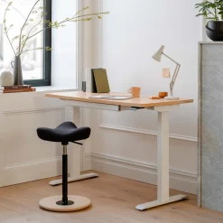 Lampe de bureau en acier blanc jasmin Mini 90 - Anglepoise