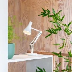 Lampe de bureau en acier blanc jasmin Mini 90 - Anglepoise