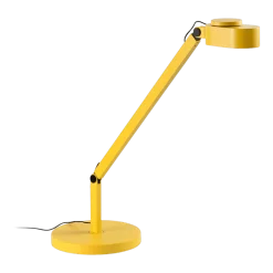 Lampe de bureau en acier jaune 65x86cm Invitante - Faro Barcelona