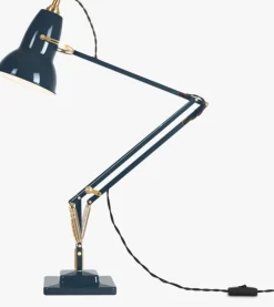 Lampe de bureau en aluminium bleu encre et finition doré 72x90cm Original 1227 - Anglepoise