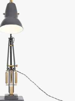 Lampe de bureau en aluminium grise éléphant et finition doré 72x90cm Original 1227 - Anglepoise