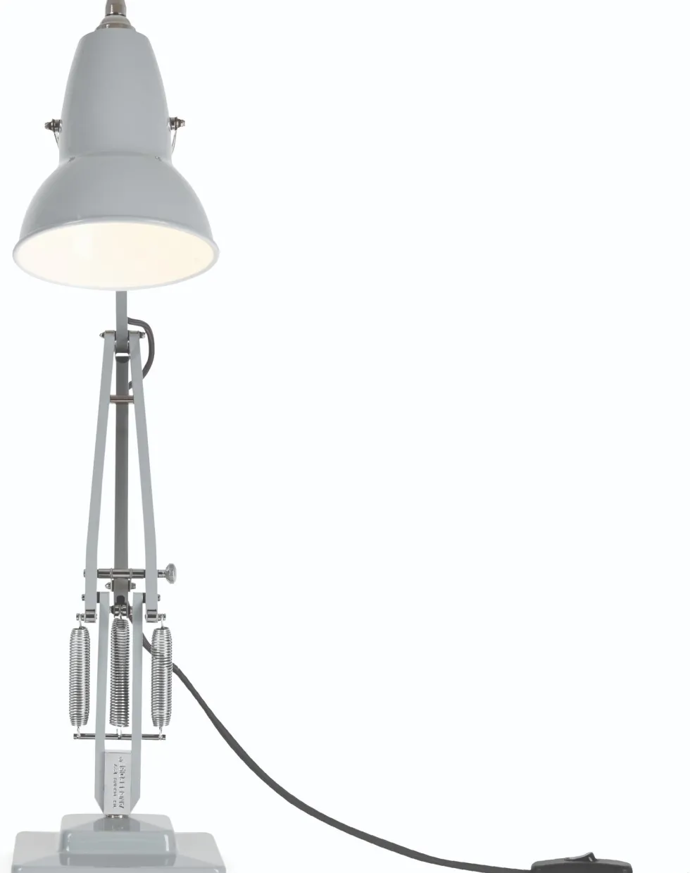 Lampe de bureau en aluminium grise 31 x 48 cm Original 1227 - Anglepoise