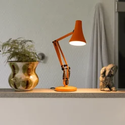 Lampe de bureau en aluminium orange sunburnt Mini mini 90 - Anglepoise