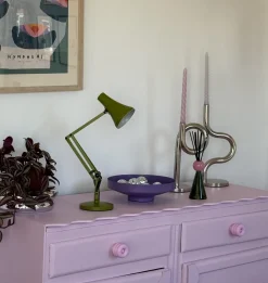 Lampe de bureau en aluminium vert avocado Mini Mini 90 - Anglepoise