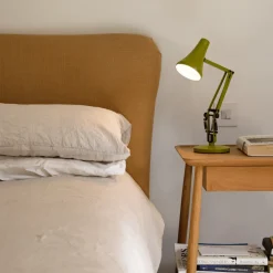 Lampe de bureau en aluminium vert avocado Mini Mini 90 - Anglepoise