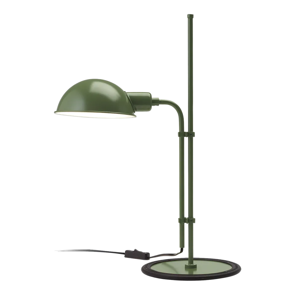 Lampe de bureau en fer vert Funiculi S - Marset