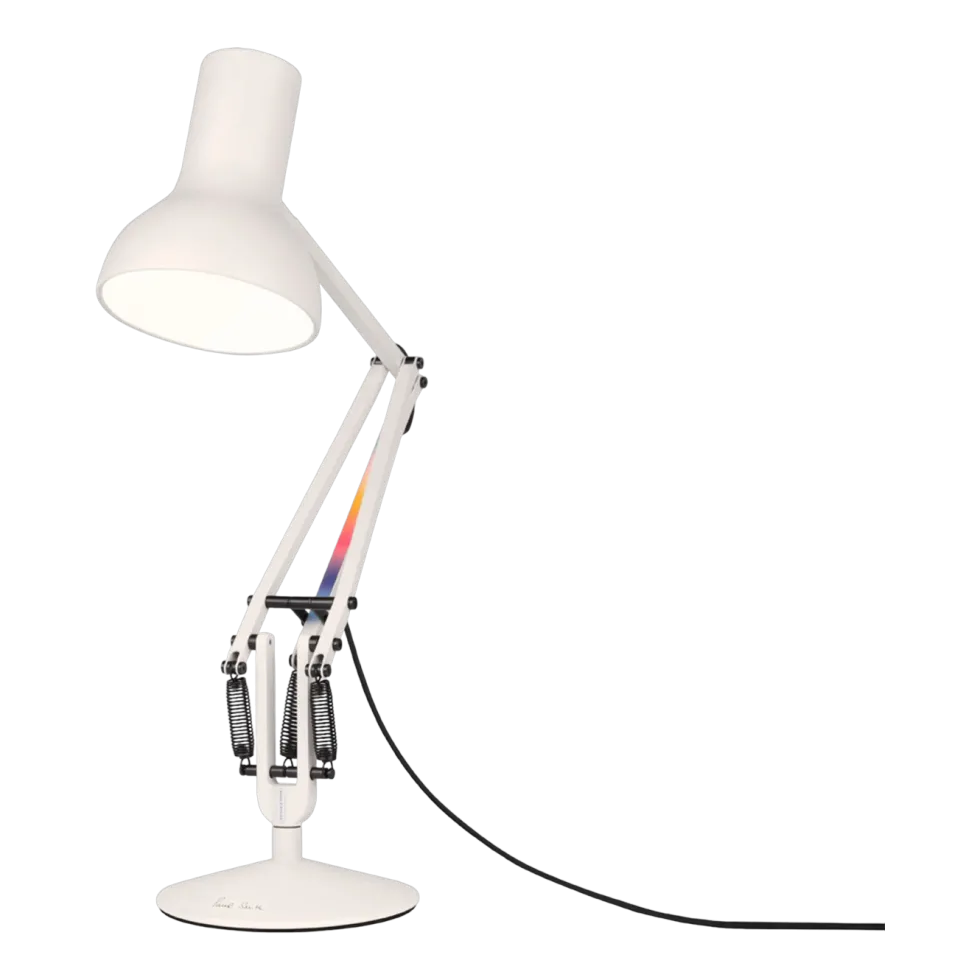 Lampe de bureau en métal blanc Type 75 Mini Paul Smith Edition 6 - Anglepoise