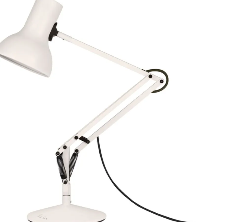 Lampe de bureau en métal blanc Type 75 Mini Paul Smith Edition 6 - Anglepoise