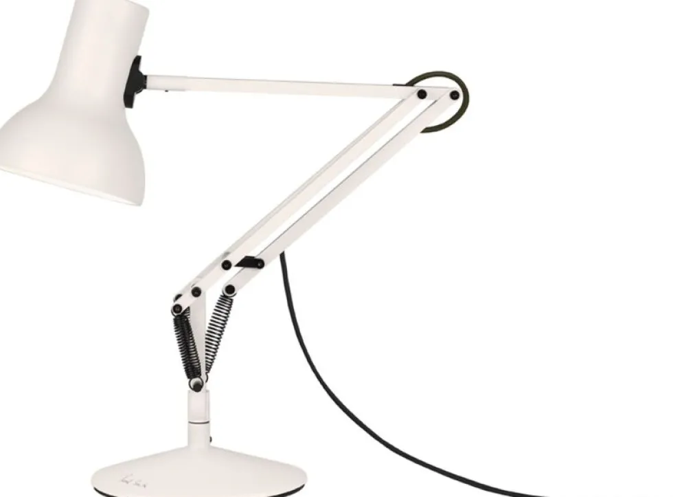 Lampe de bureau en métal blanc Type 75 Mini Paul Smith Edition 6 - Anglepoise