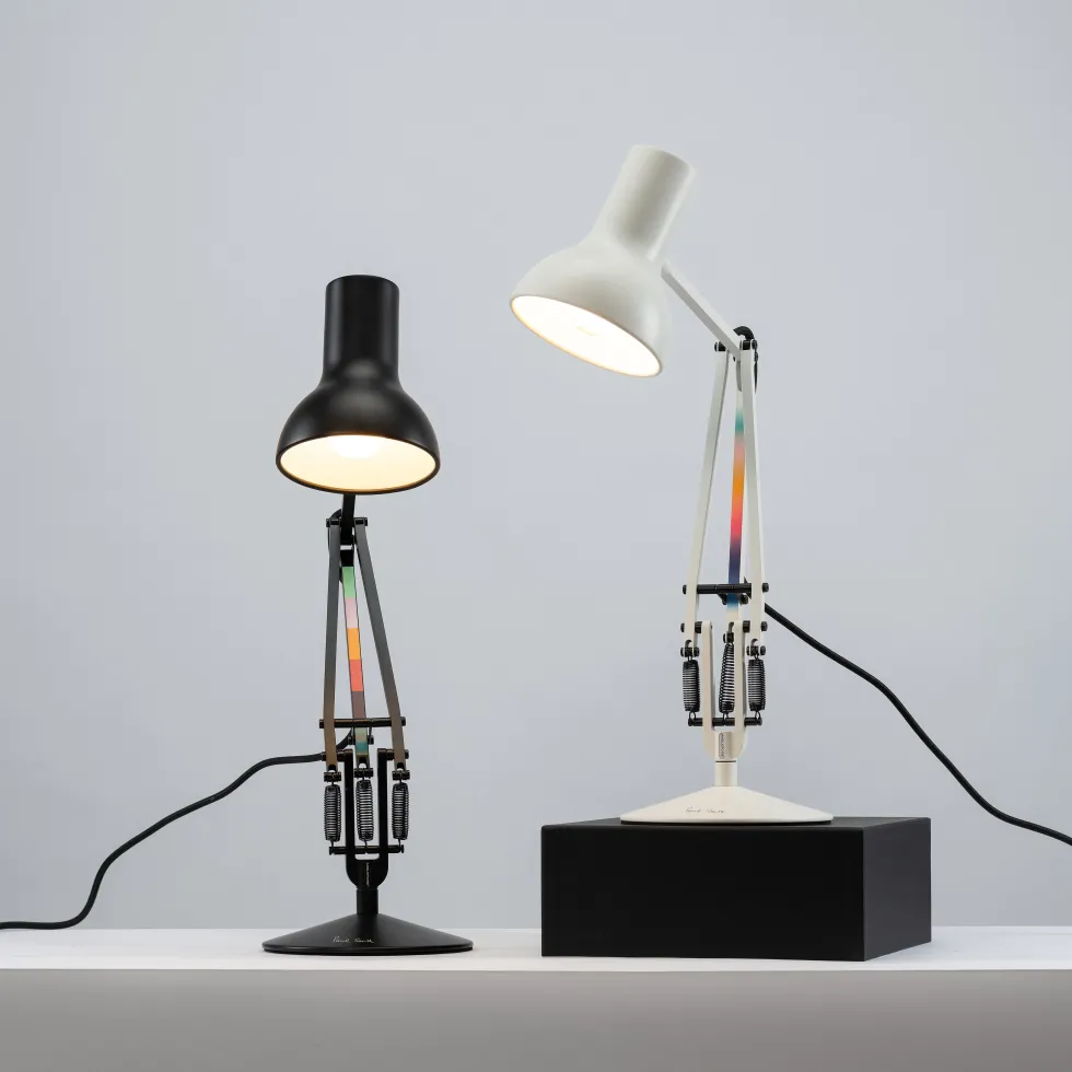 Lampe de bureau en métal blanc Type 75 Mini Paul Smith Edition 6 - Anglepoise