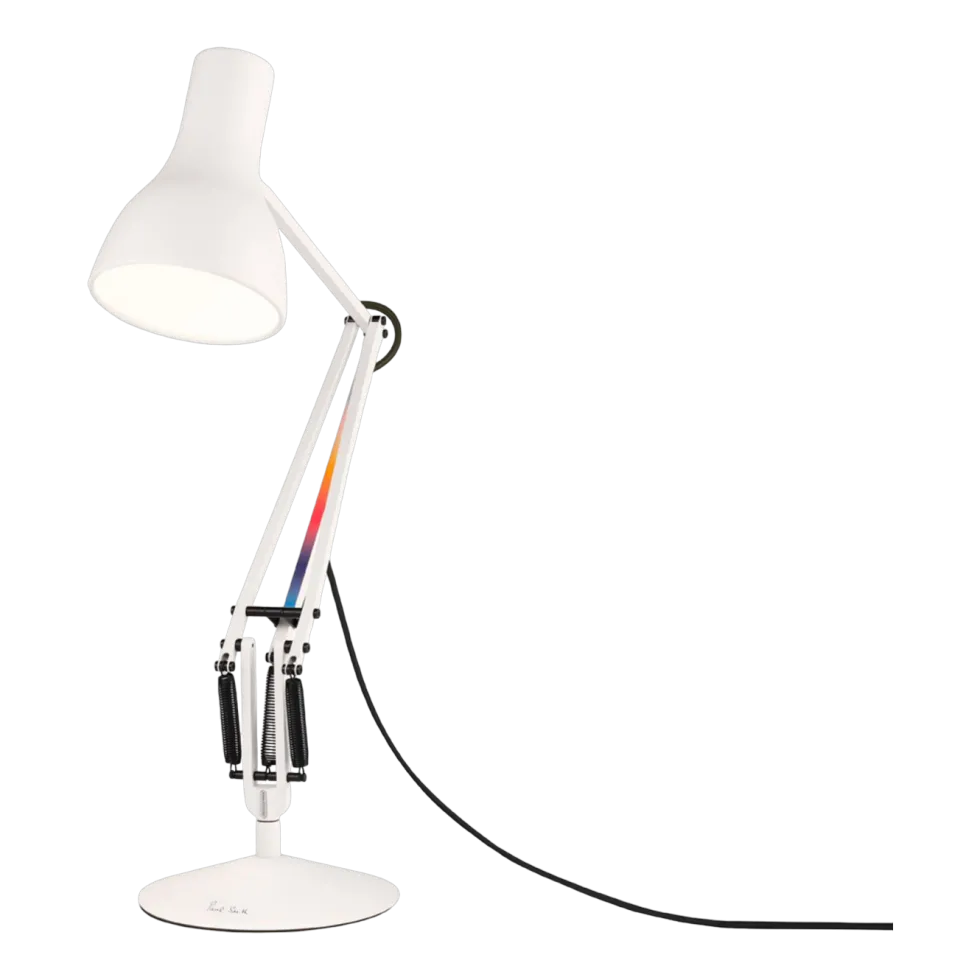 Lampe de bureau en métal blanc Type 75 Paul Smith Edition 6 - Anglepoise