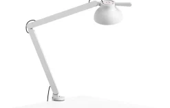 Lampe de bureau à pince blanche 14 x 60,5 cm PC - HAY