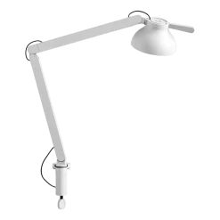Lampe de bureau à pince blanche 14 x 60,5 cm PC - HAY