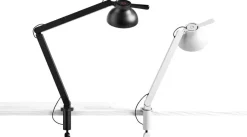 Lampe de bureau à pince blanche 14 x 60,5 cm PC - HAY