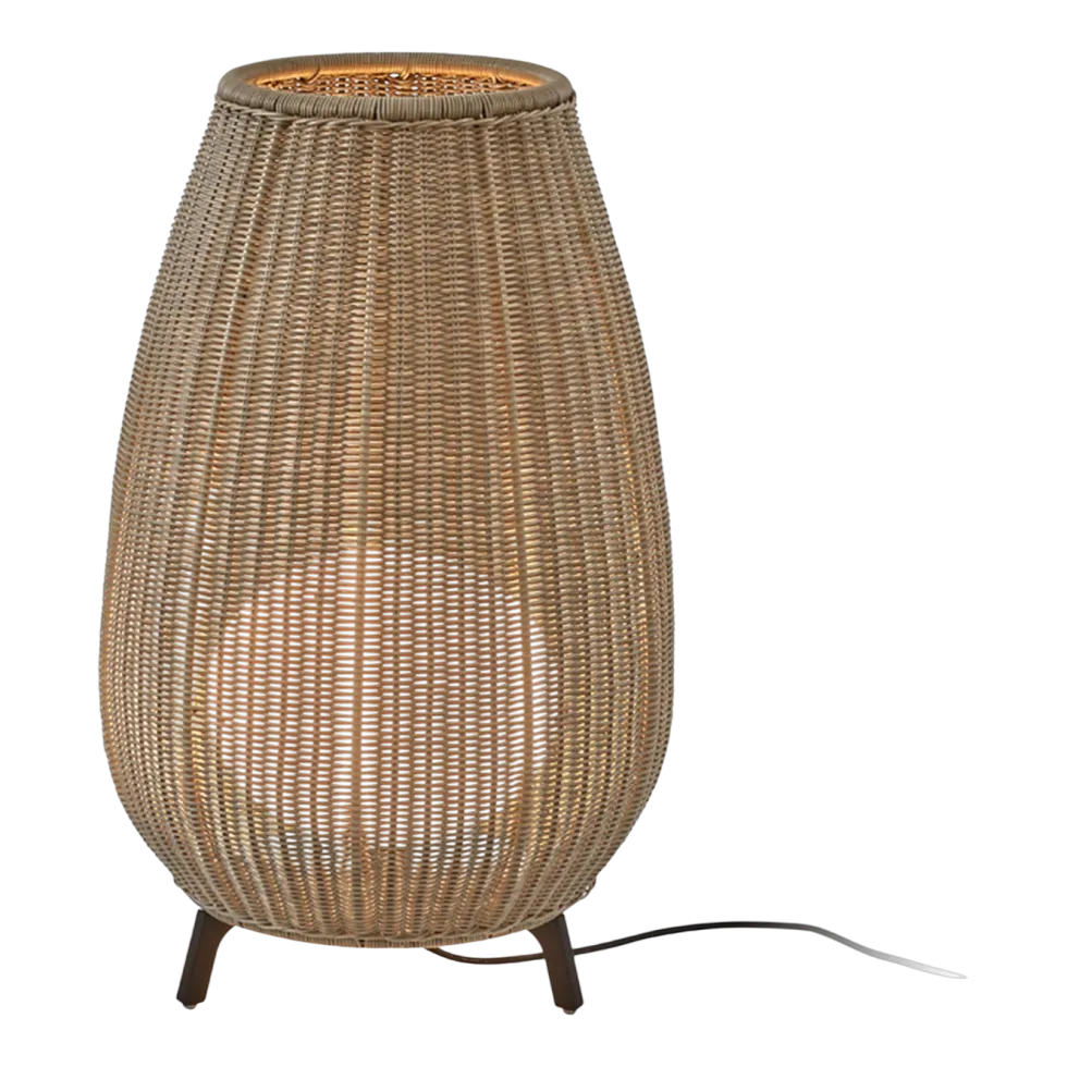 Lampe de sol en aluminium beige clair 49x77,5cm Amphora 01 - Bover