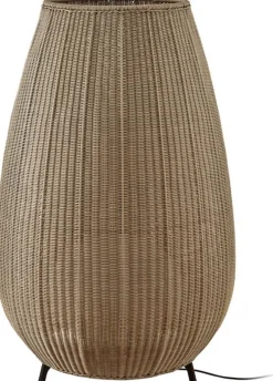 Lampe de sol en aluminium beige clair 89x137cm Amphora 03 - Bover