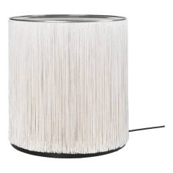 Lampe de sol en nilon et aluminium crème 45 cm Modèle 597 - Gubi