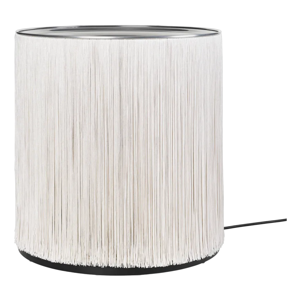 Lampe de sol en nilon et aluminium crème 45 cm Modèle 597 - Gubi