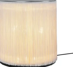 Lampe de sol en nilon et aluminium crème 45 cm Modèle 597 - Gubi
