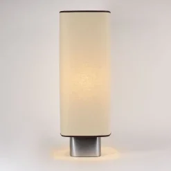 Lampe de sol en tissu beige et métal 79cm Dolce - Market Set