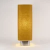 Lampe de sol en tissu jaune curry et métal 79cm Dolce - Market Set