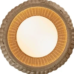 Lampe de sol led dimmable en aluminium beige clair 49x77,5cm Amphora 01 - Bover