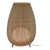 Lampe de sol led dimmable en aluminium beige clair 80x123cm Amphora 02 - Bover