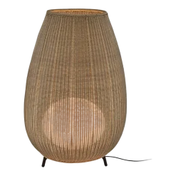 Lampe de sol led dimmable en aluminium beige clair 80x123cm Amphora 02 - Bover
