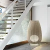 Lampe de sol led dimmable en aluminium marron 80x123cm Amphora 02 - Bover