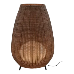 Lampe de sol led dimmable en aluminium marron 80x123cm Amphora 02 - Bover