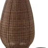 Lampe de sol led dimmable en aluminium marron 49x77,5cm Amphora 01 - Bover