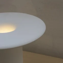 Lampe de table chocolat en céramique 21 x 20 cm Nais - Pott