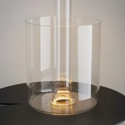 Lampe de table portable en aluminium doré et vase en verre 12x34,8cm AI Collaboration - Maytoni